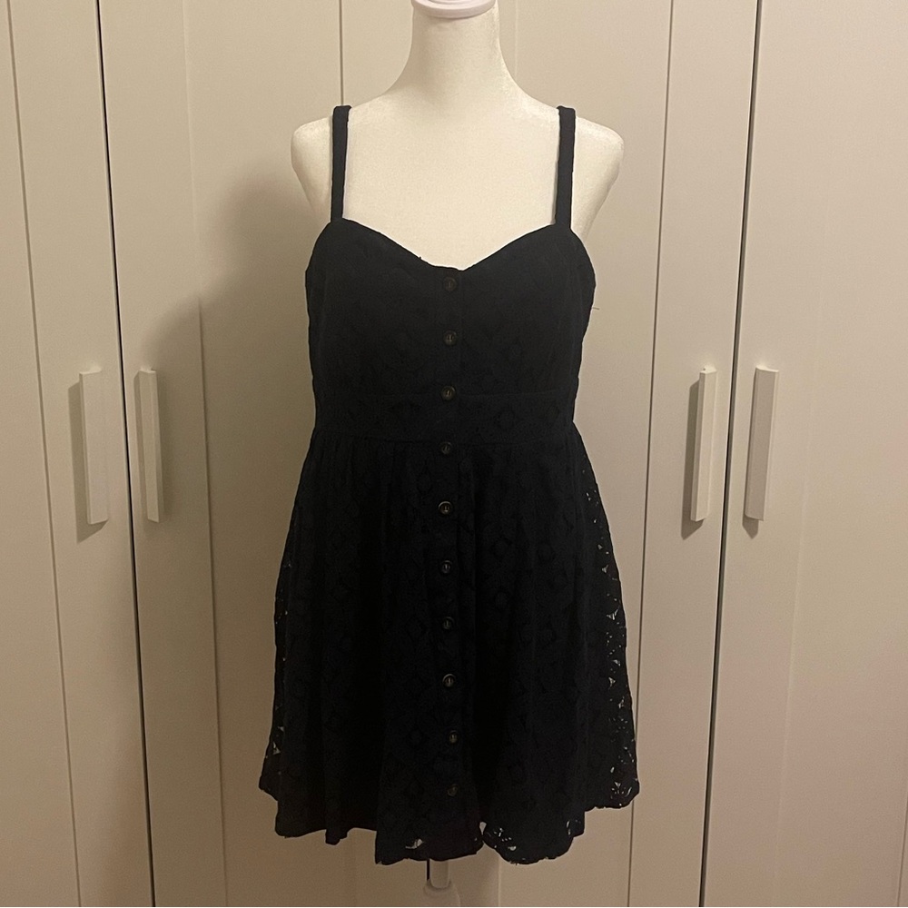 Charlotte Russe navy lace dress